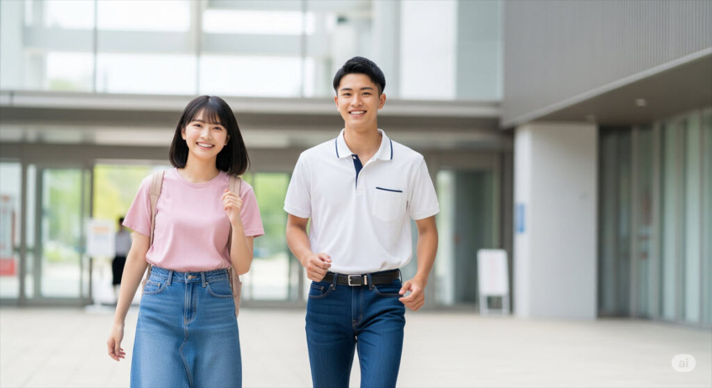 1次試験と英検の服装で高校生は違う?