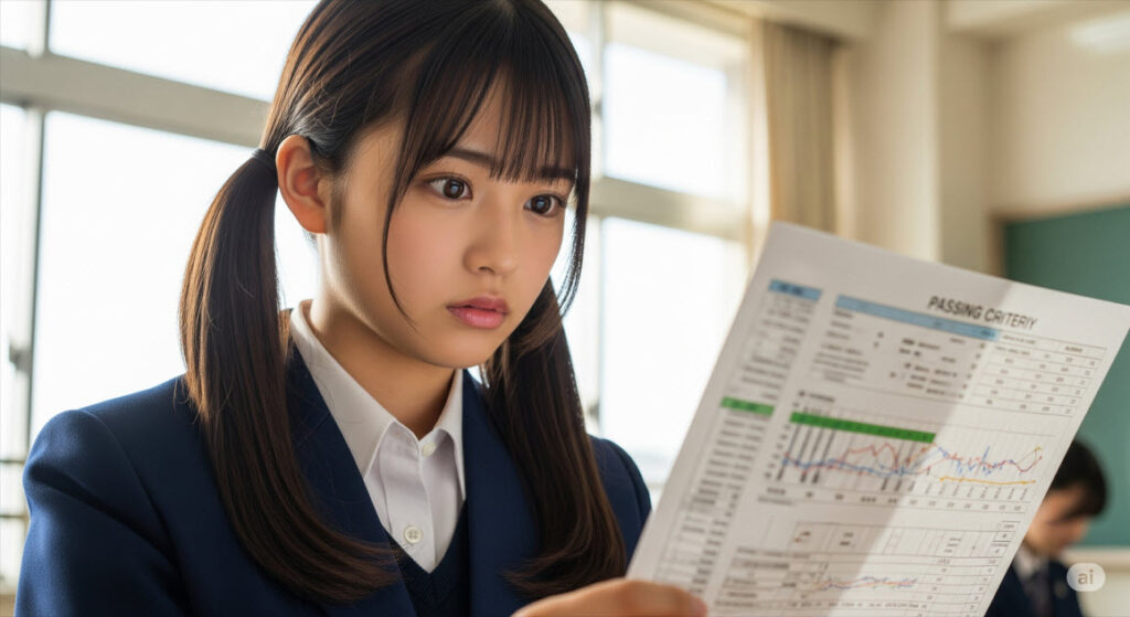 合格の採点基準と、だいたい何割で合格?
