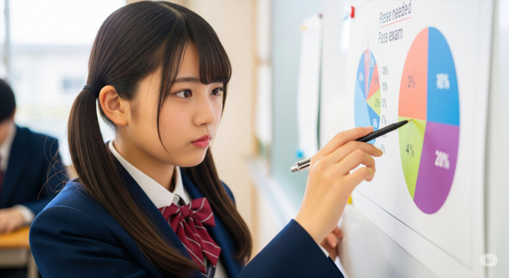 ギリギリ合格は何割?何問正解で届く?