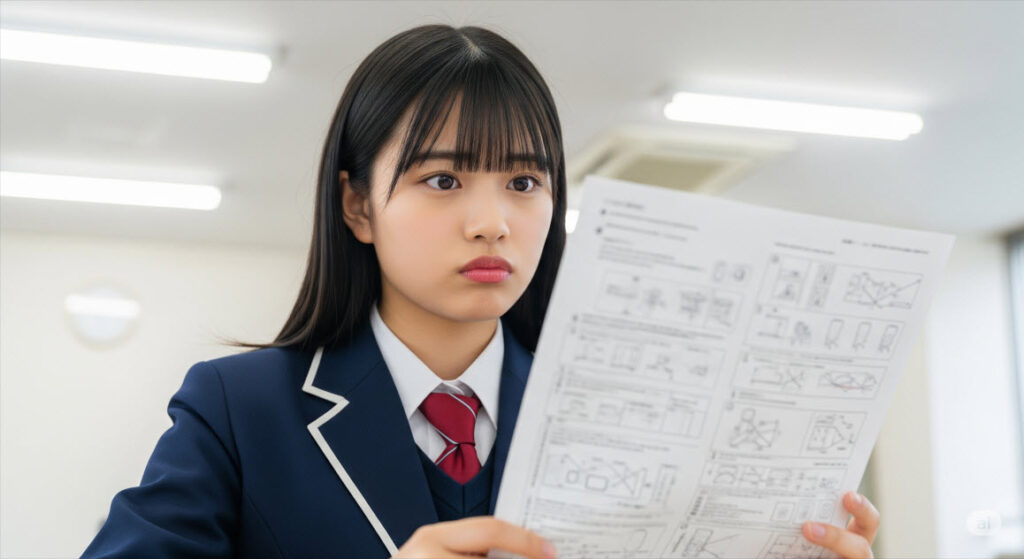 素点では一問何点か判断できない理由