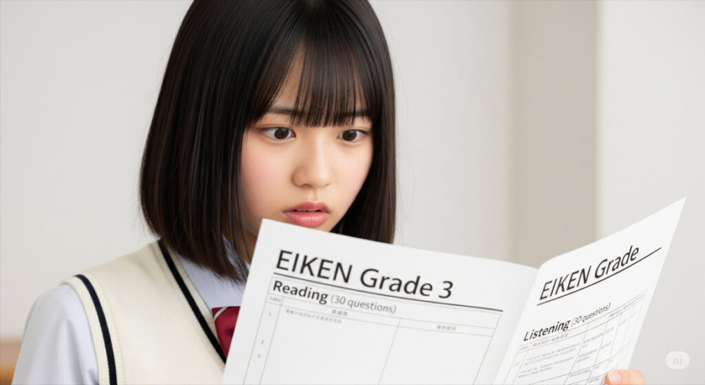 英検3級の試験は全体で何問ある?
